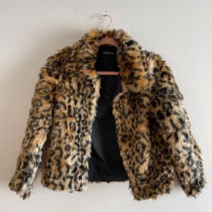 Lanshifei Cheeta Dress Size S